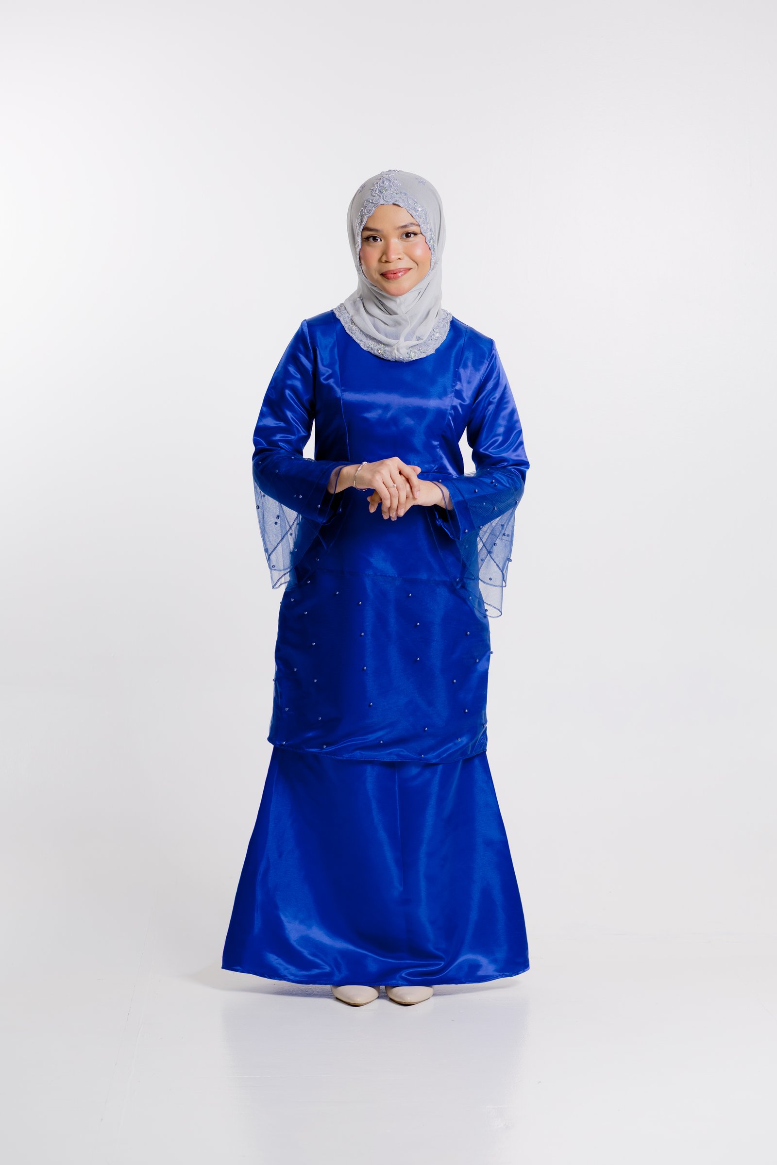 Sienna Kurung in Royal Blue