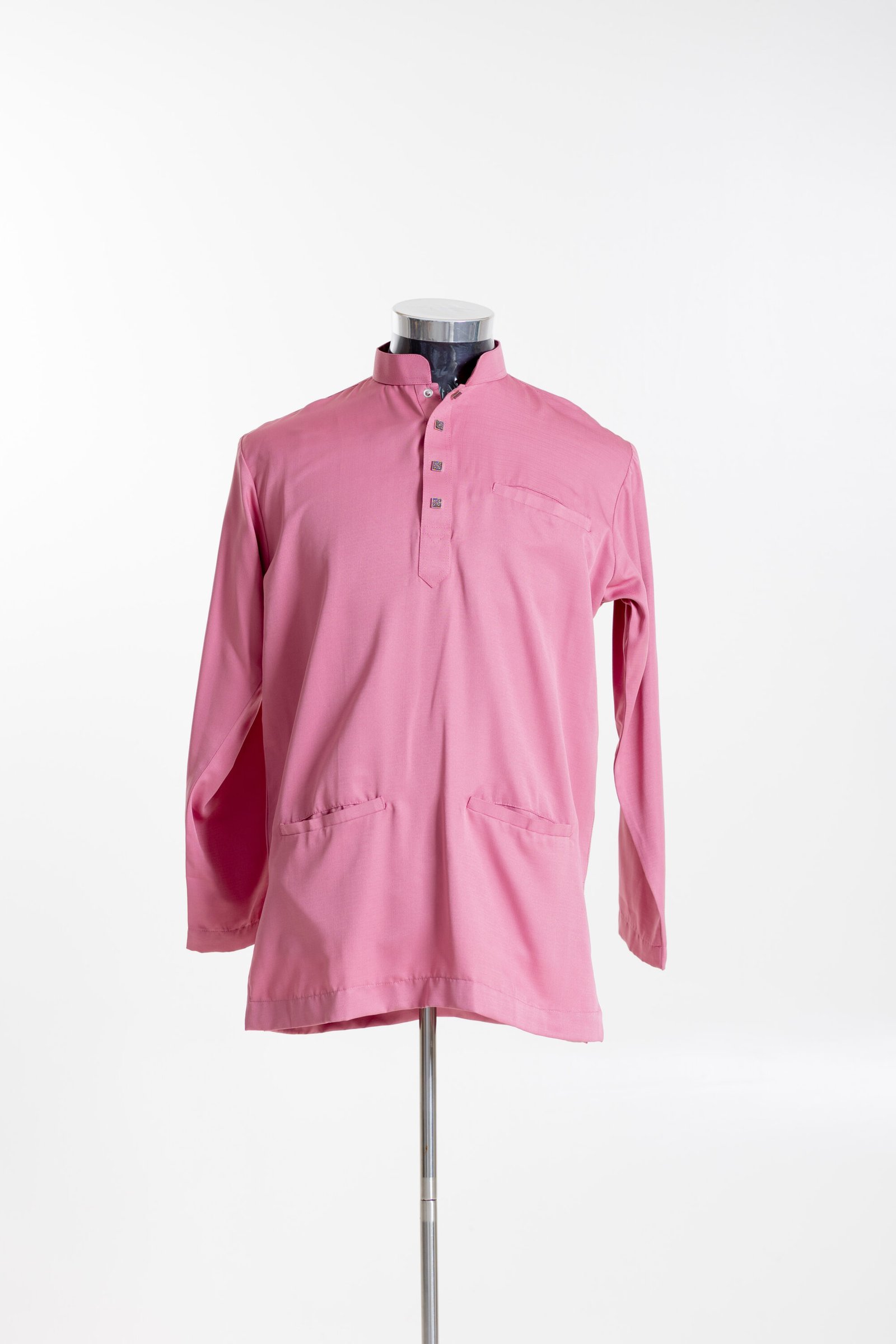 Haris Baju Melayu in Pink Belacan
